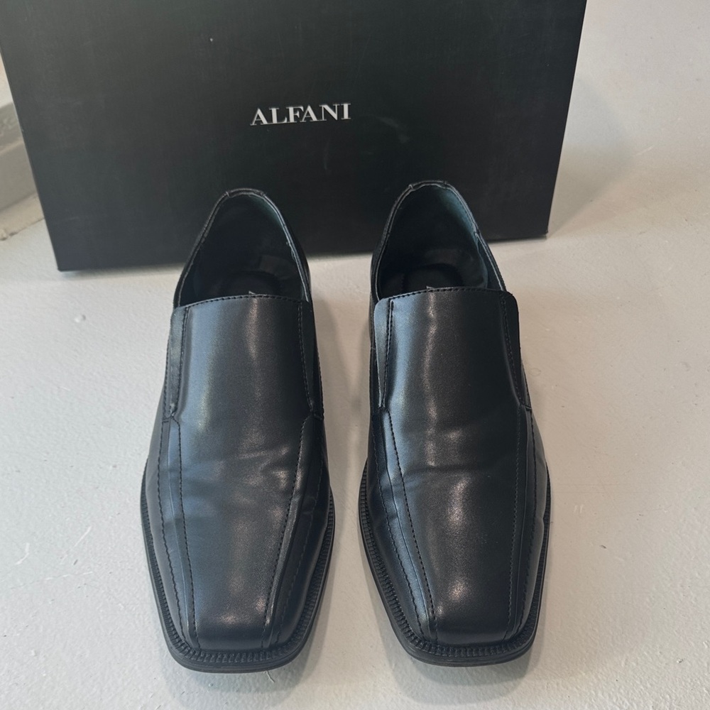 Alfani Men's Classic Black Loafers 10M
